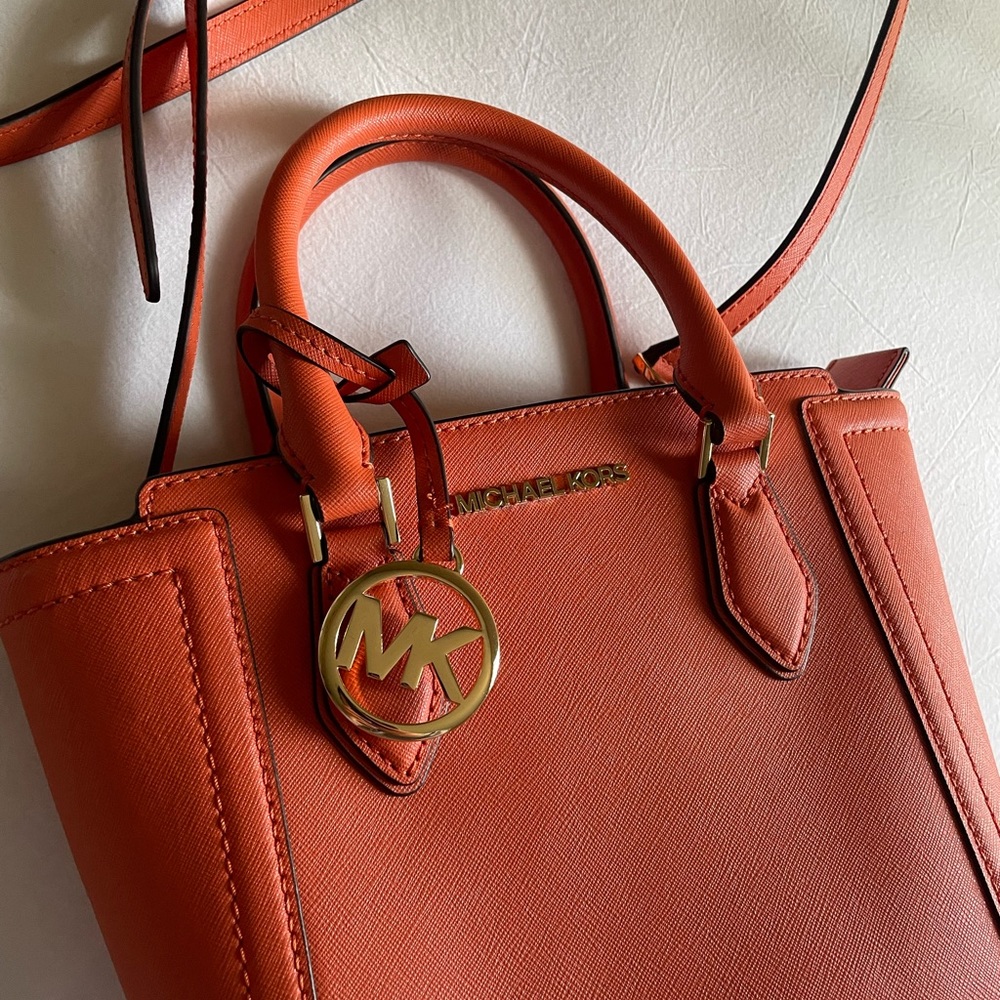 Orange Michael Kors Purse